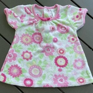 MINIBASIX BABY TERRY SWIM COVER UP SZ 3 MO.
